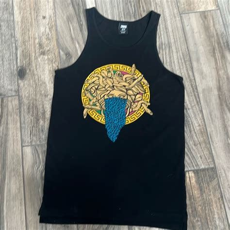 crooks & castles Medusa bandana tank top 